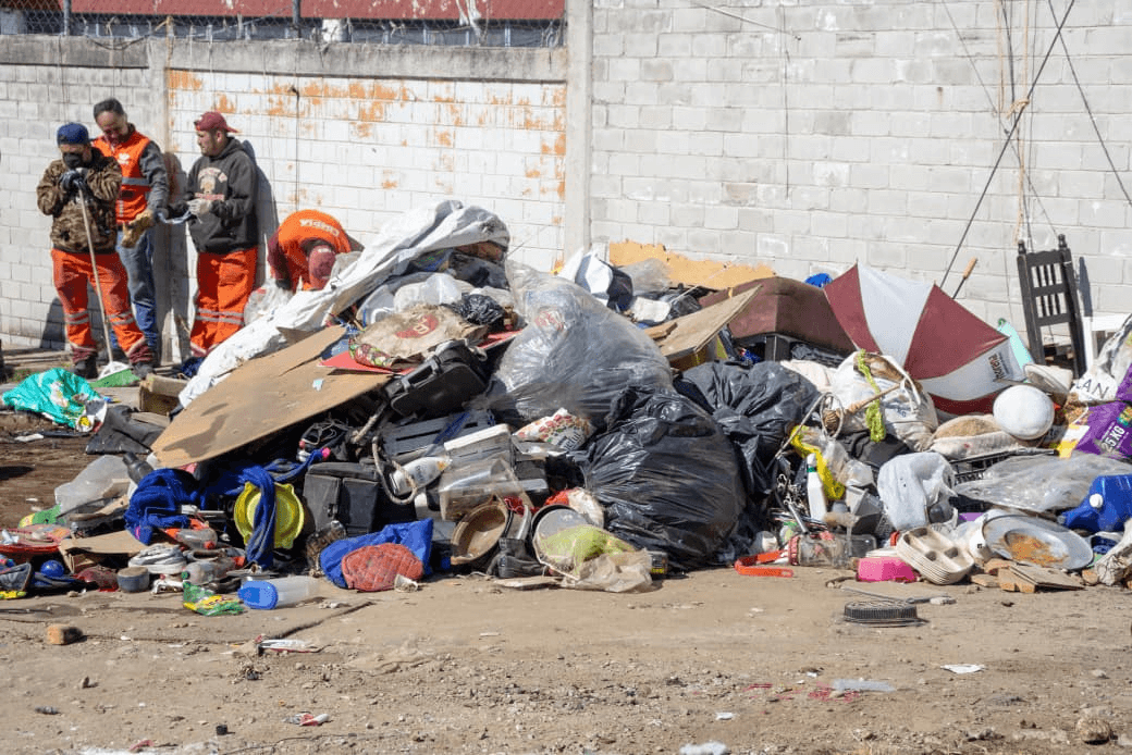 Retira Gobierno de la Ciudad cerca de 30 toneladas de basura en Villa Verde