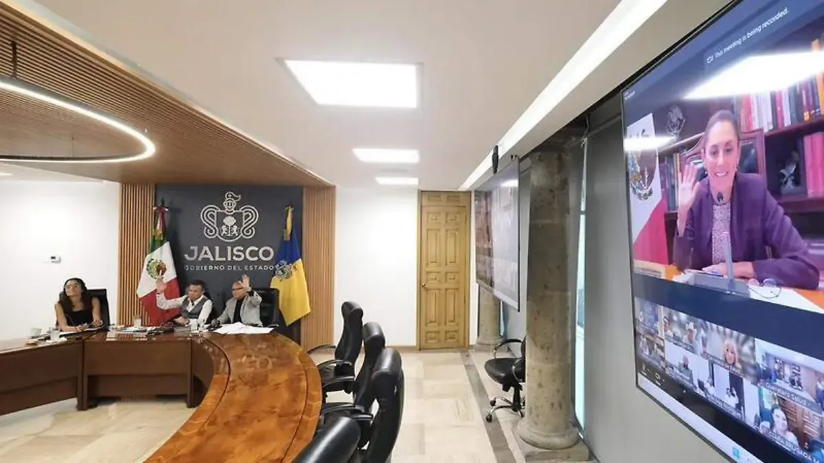 Explica Gobernador Lemus a la Presidenta Sheinbaum avances de vacunación contra sarampión en Jalisco