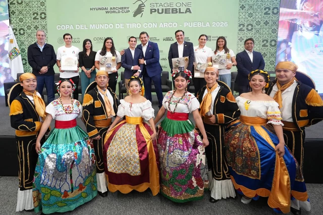 Anuncian Gobierno estatal y municipal Copa del Mundo de Tiro con Arco en Puebla
