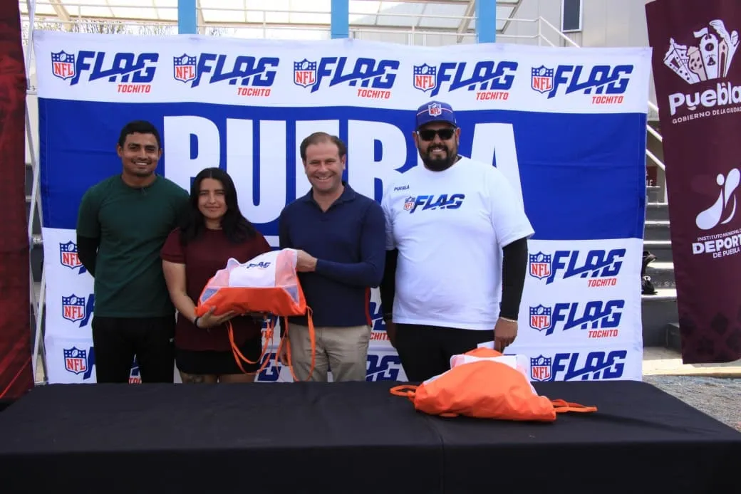 Impulsa Gobierno de la Ciudad capacitación en Flag Football para fortalecer el deporte escolar en Puebla