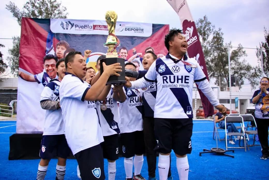 Impulsa Ayuntamiento de Puebla torneo inclusivo para personas con Síndrome de Down