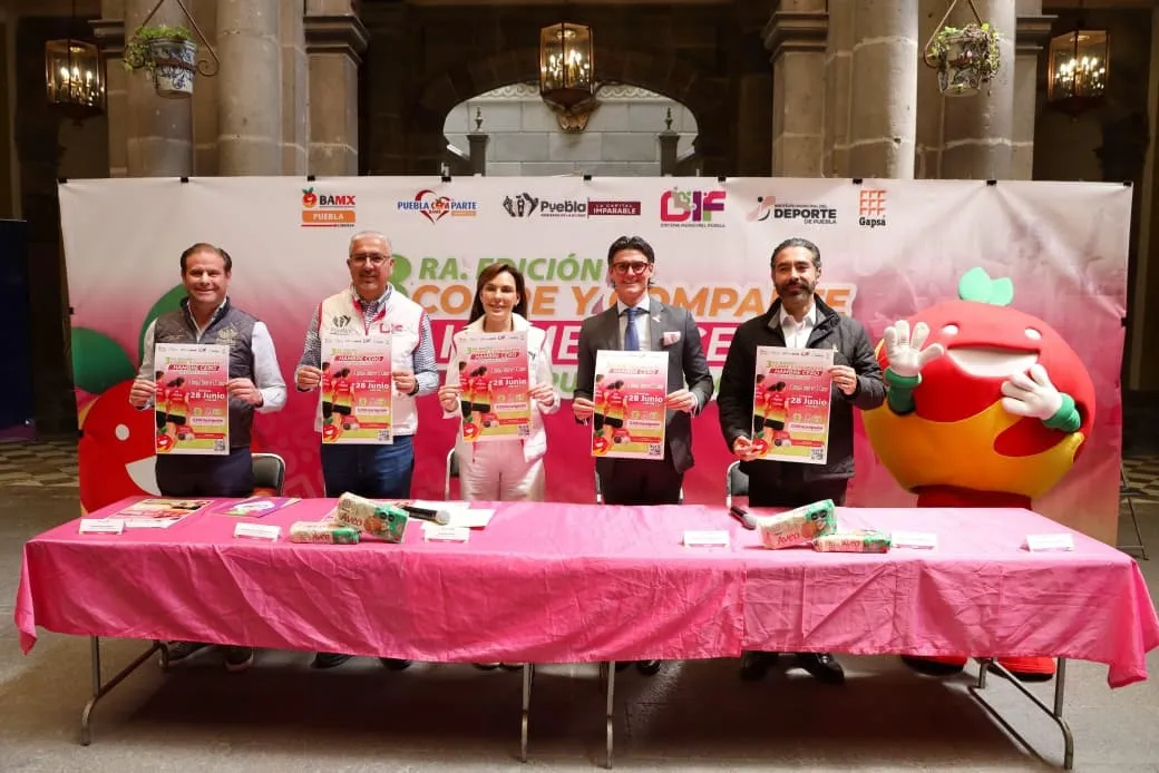 Anuncian carrera con causa para combatir el rezago alimentario en Puebla