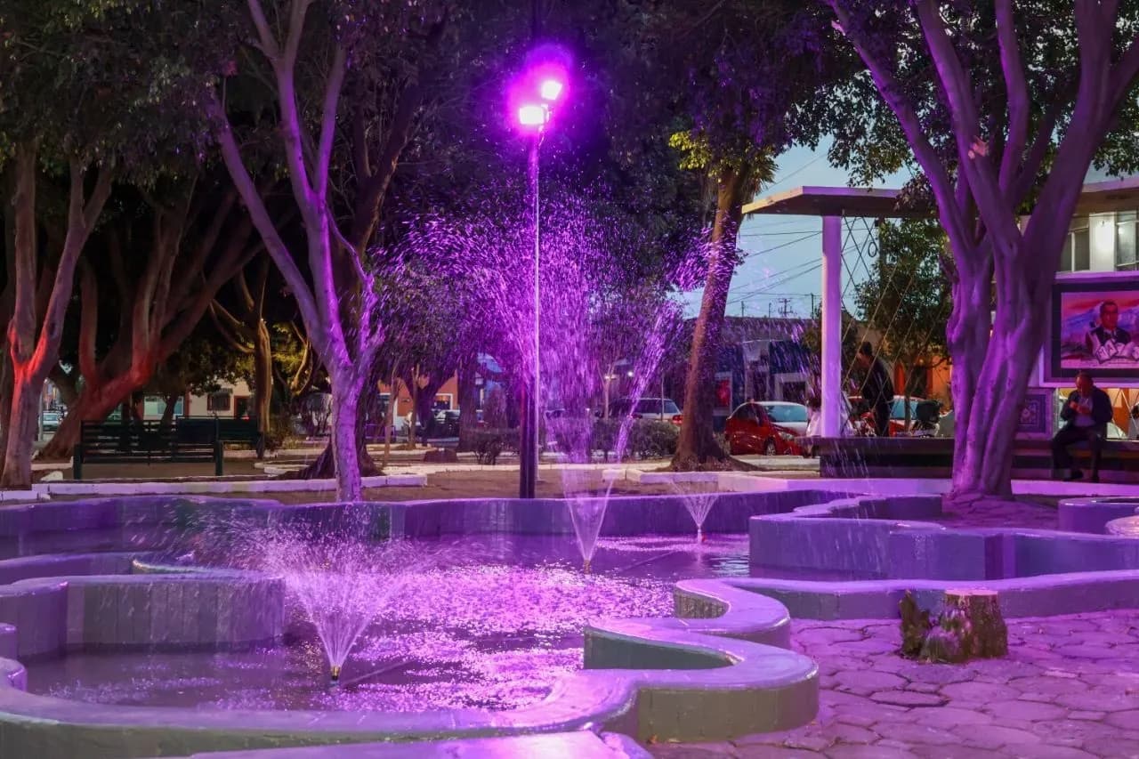 Impulsan recuperación de espacios públicos con mantenimiento de fuentes