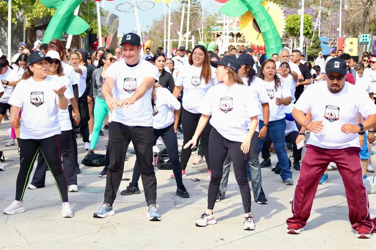 Impulsa Puebla hábitos saludables con jornada masiva de activación física