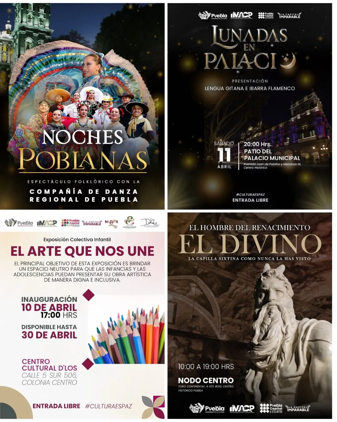 Disfruta de la agenda cultural del fin de semana