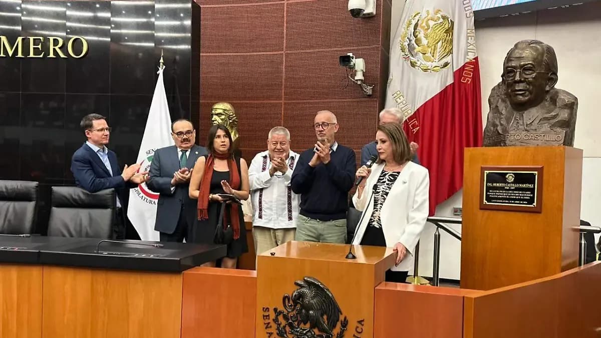 Senado rinde homenaje al ingeniero y político Heberto Castillo Martínez