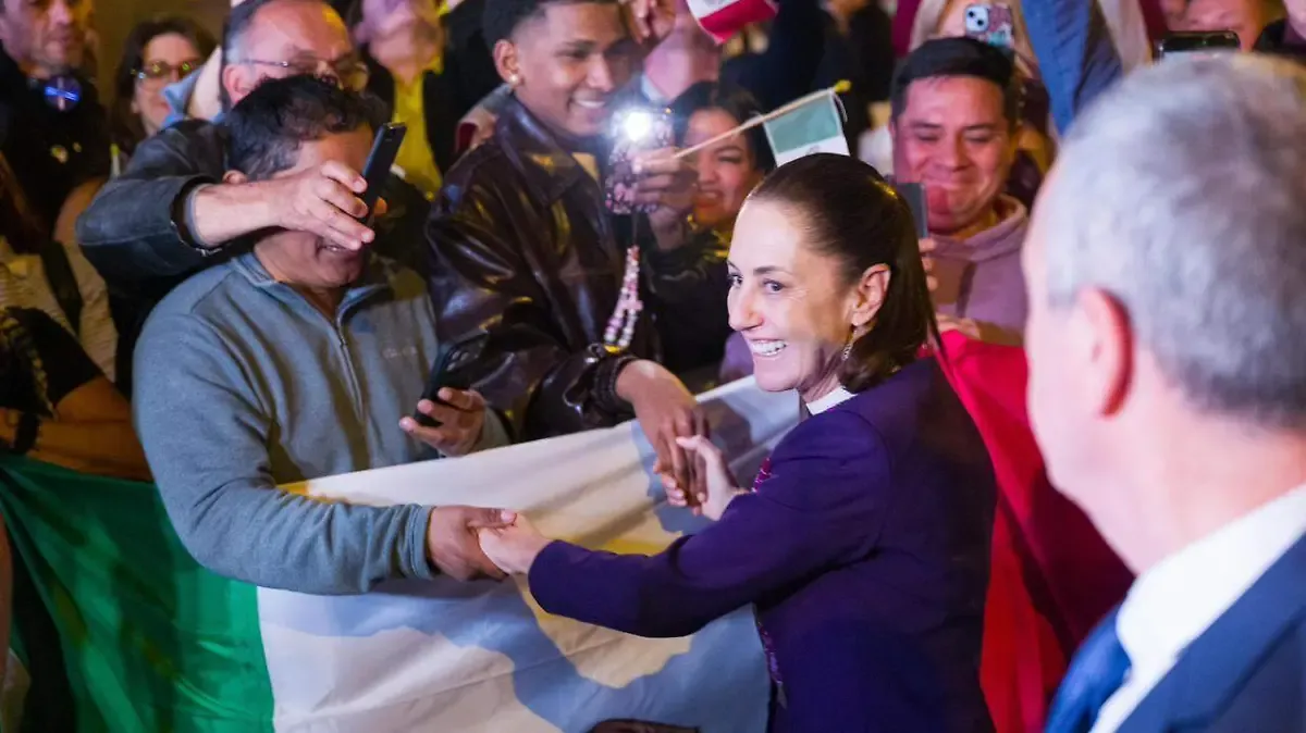 Presidenta Claudia Sheinbaum ya está en España para cumbre progresista e intentar sellar crisis diplomática