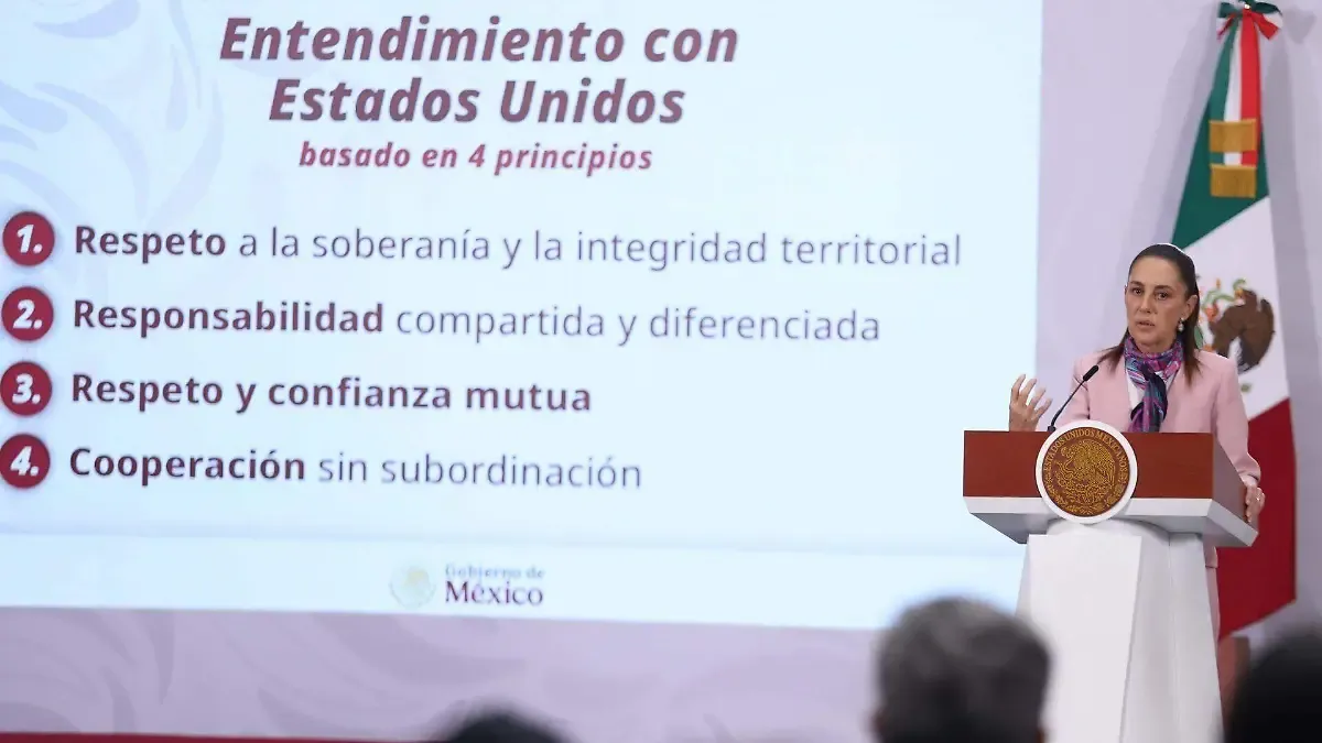 Sheinbaum instruye a estados respetar leyes de colaboración con EU en materia de seguridad
