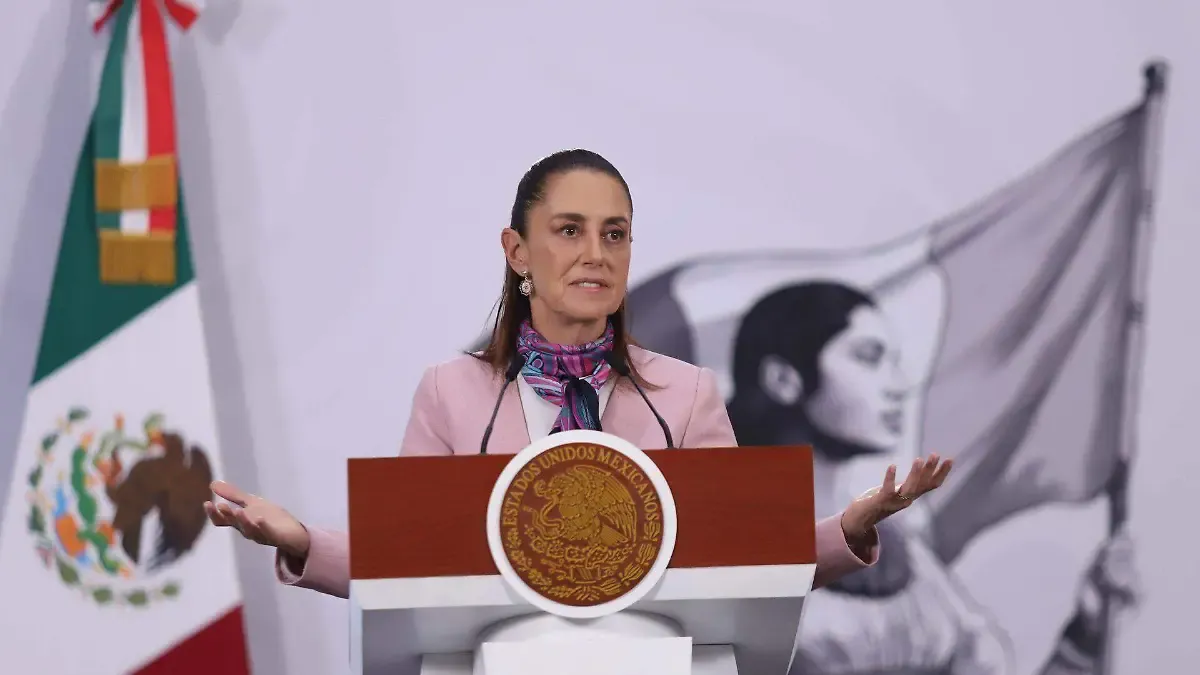 Sheinbaum recibe al canciller español José Manuel Albares en Palacio Nacional