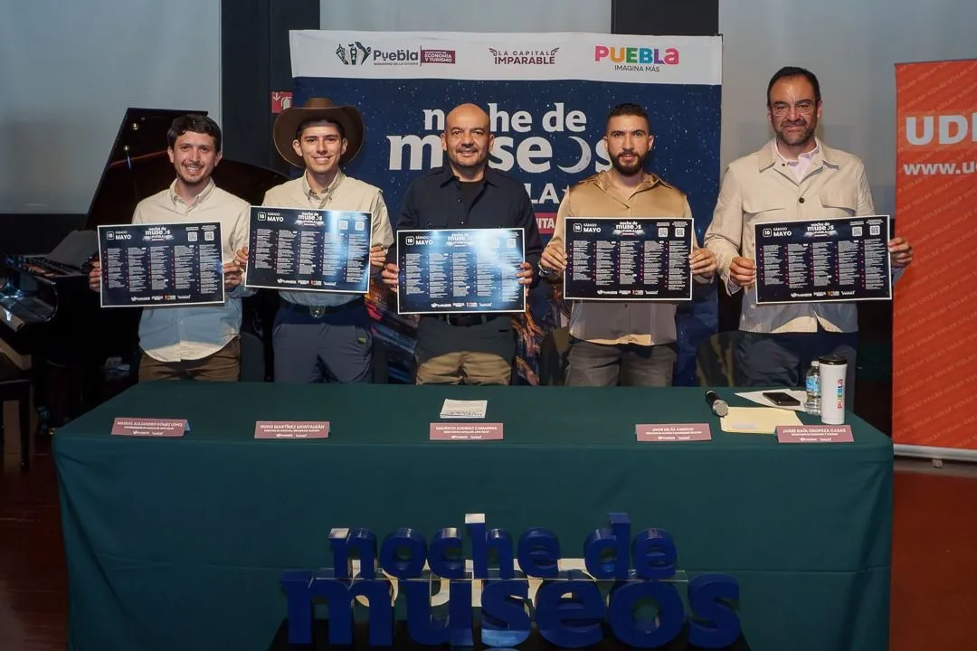 Anuncian quinta edición de Noche de Museos en Puebla