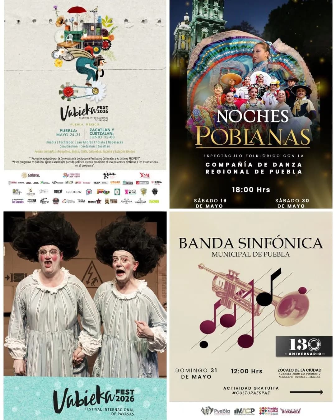 Puebla ofrece fin de semana lleno de cultura