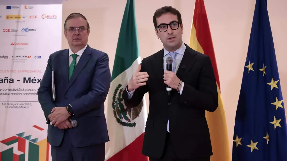 Claudia Sheinbaum se reúne con el vicepresidente español en Palacio Nacional