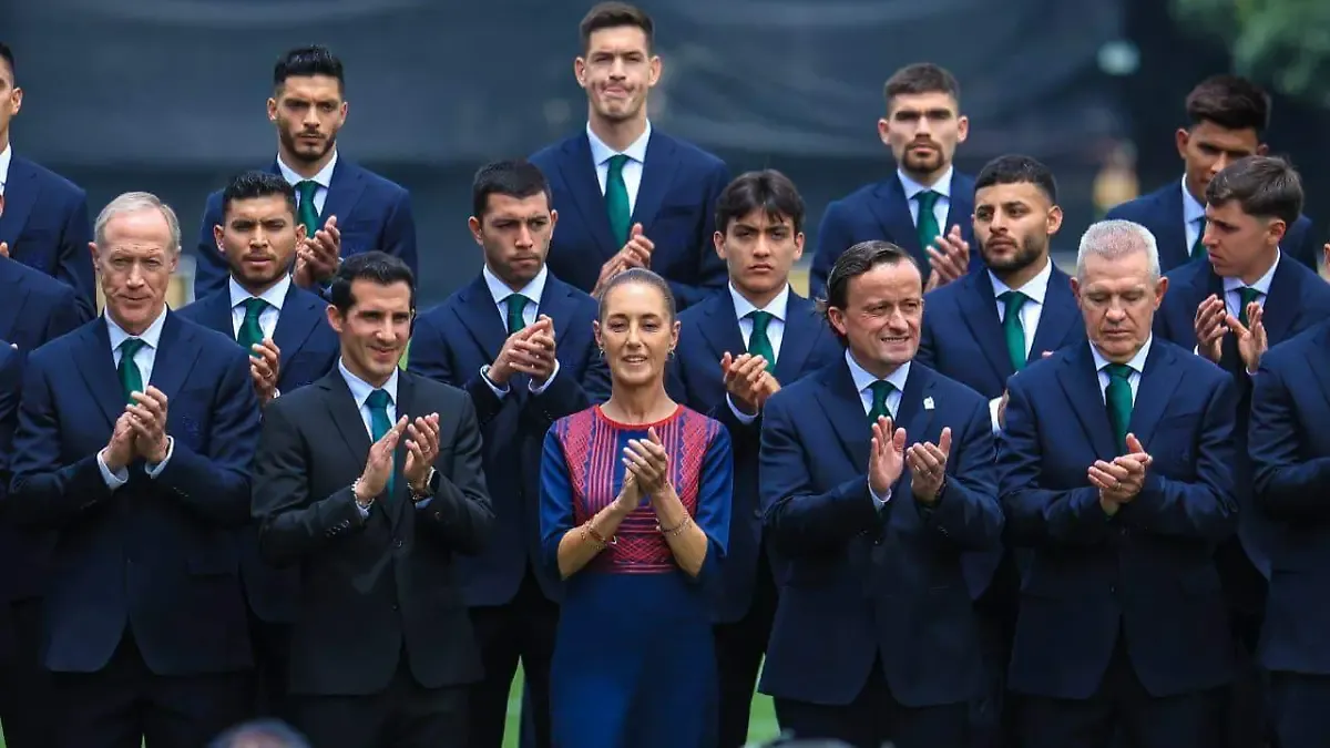 “La patria confía en ustedes”: Claudia Sheinbaum abandera al Tricolor previo al Mundial