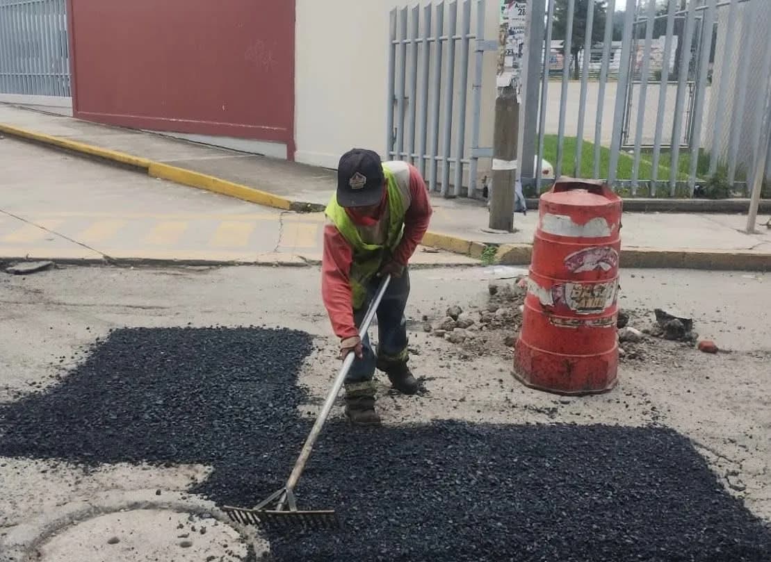 Ayuntamiento de Puebla realizará trabajos de bacheo en 17 vialidades este viernes