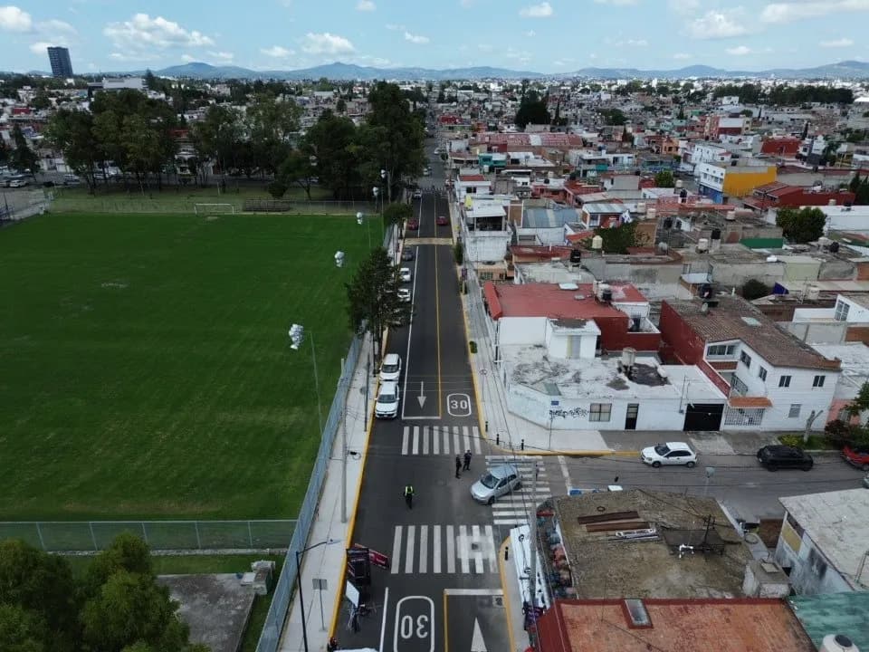 Ayuntamiento de Puebla concluye rehabilitación de la calle Ejido en San Baltazar Campeche