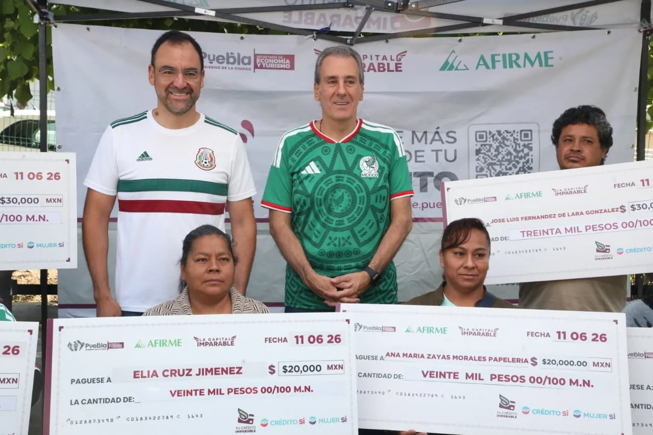 Fortalecen economía local en Puebla