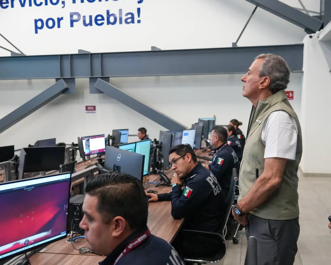 Ayuntamiento de Puebla fortalece videovigilancia con avances del programa Puebla 360