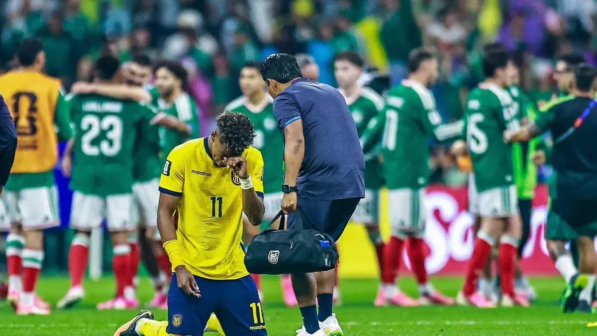 La cara de la derrota: Ecuador ofrece disculpas tras ser ampliamente superado por México