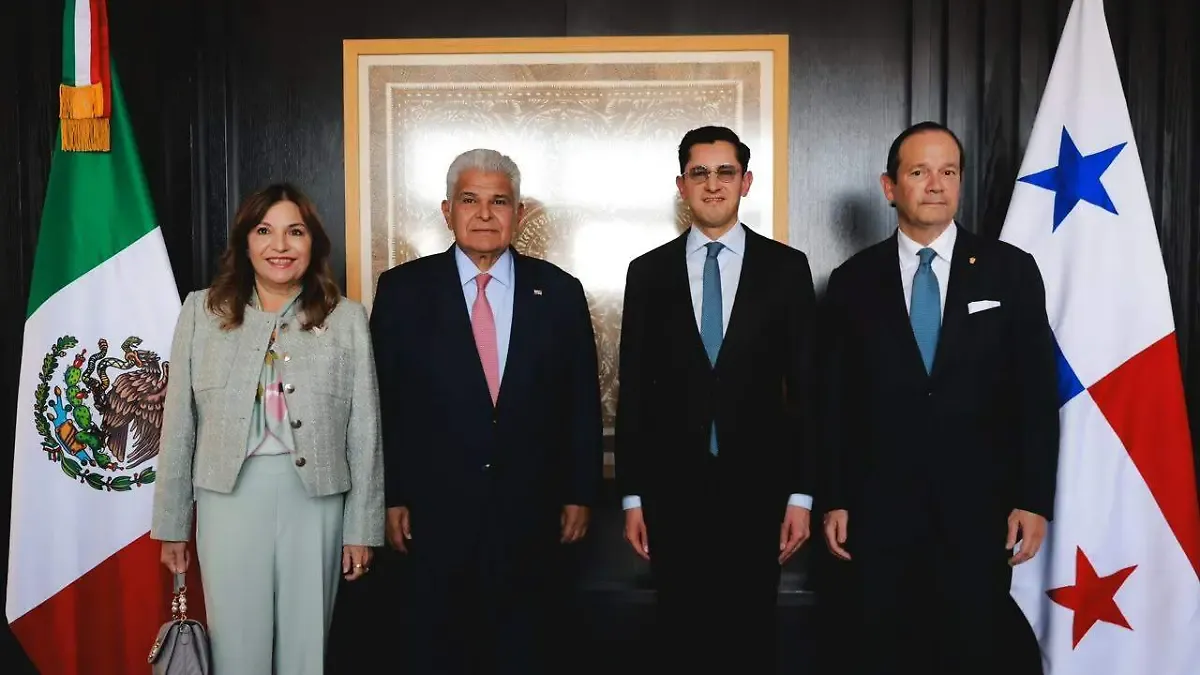 Mulino llega a México; Sheinbaum buscará fortalecer comercio e inversiones con Panamá