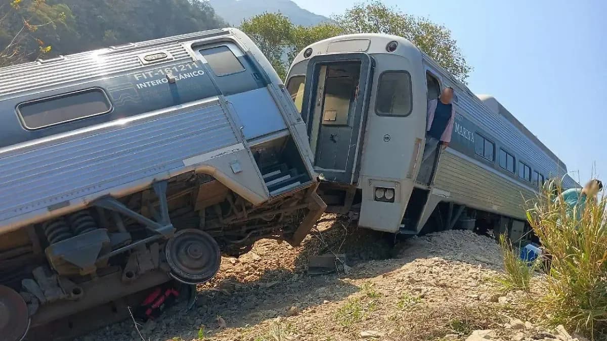 Tren Interoceánico se descarrila en Oaxaca; no hay heridos ni daños a la población