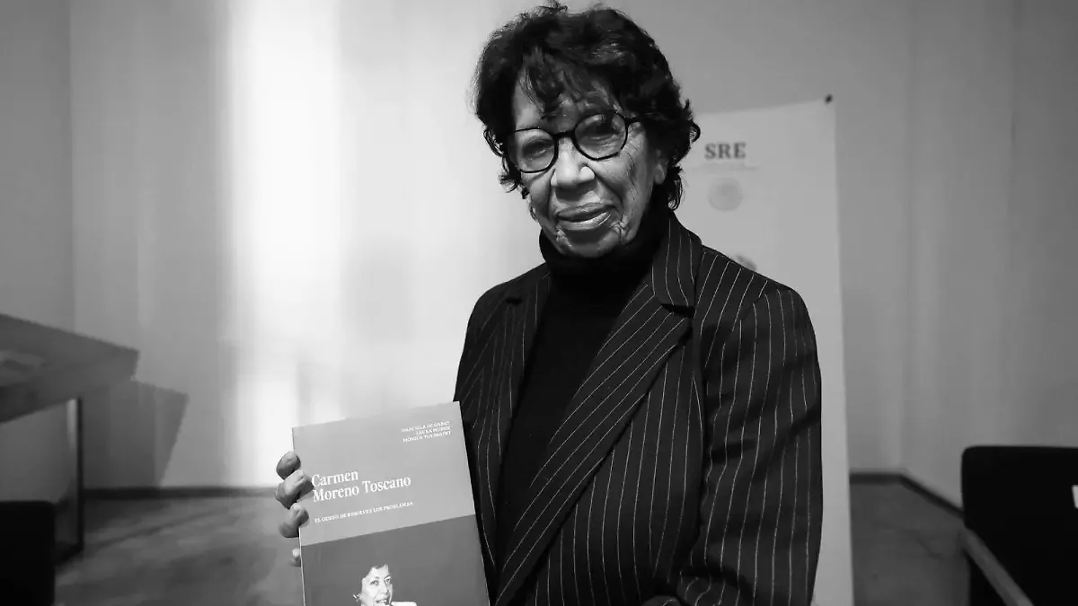 Muere Carmen Moreno Toscano primera mujer en recibir el rango de Embajadora Eminente en la historia de la Cancillería