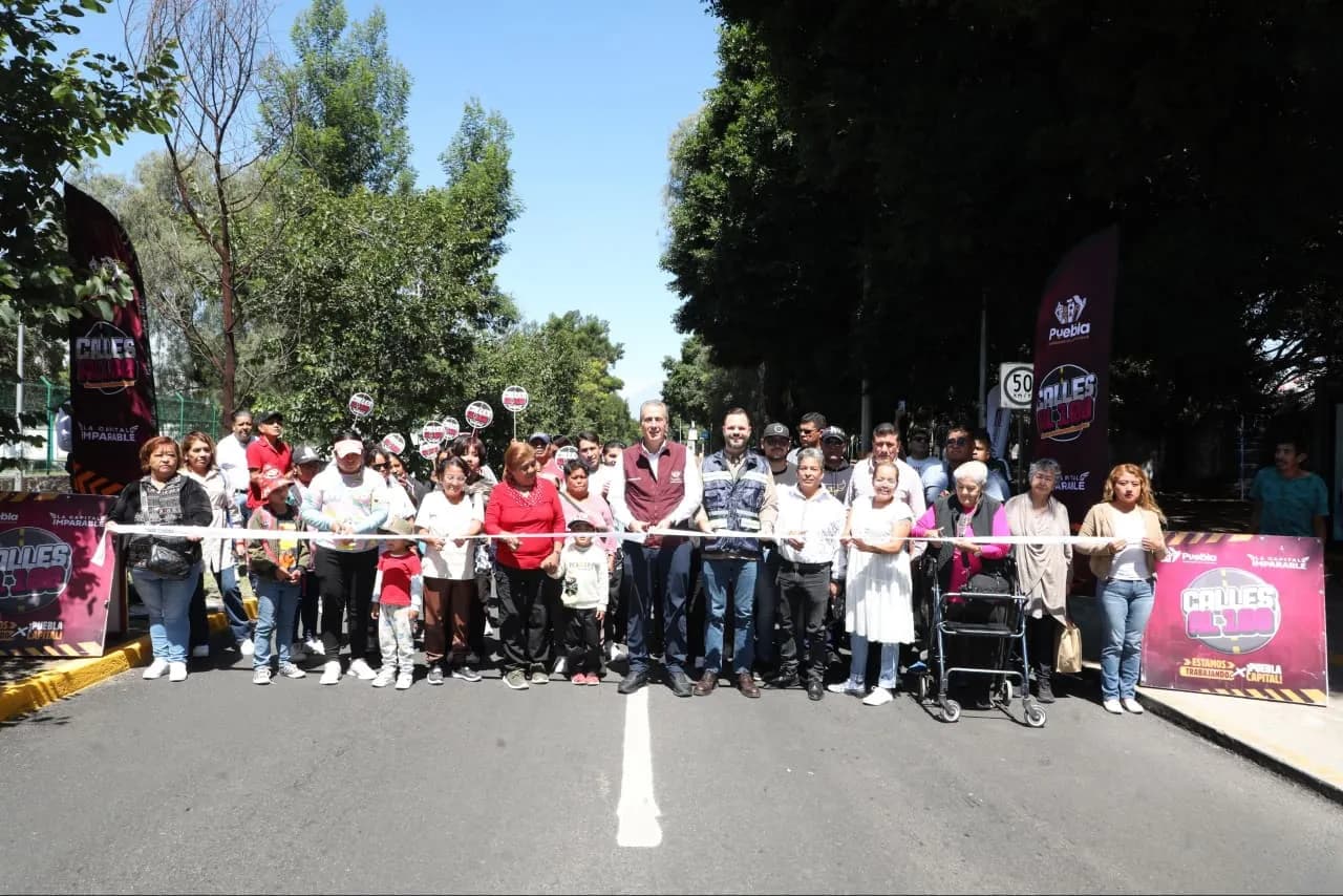 Gobierno de la Ciudad rehabilita bulevar Xonaca en beneficio de más de 69 mil personas
