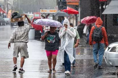 Lluvias fuertes, granizo y rachas de viento afectarán diferentes regiones de México