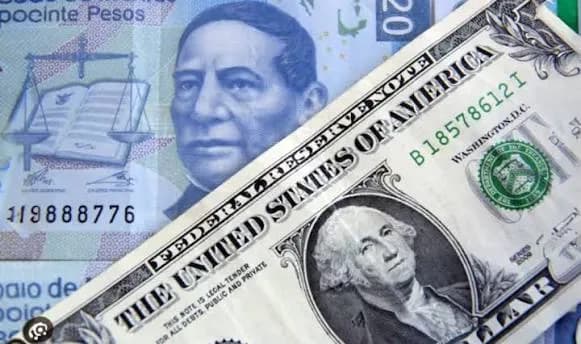 Peso mexicano inicia la semana en 17.46 unidades por dólar