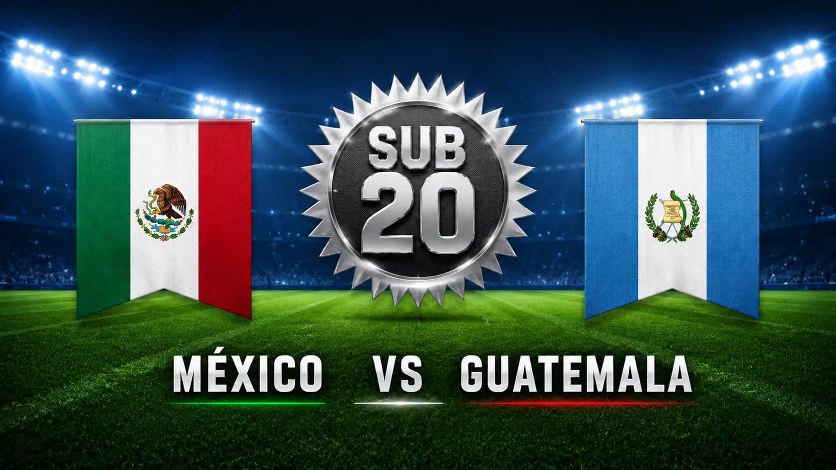 México enfrenta a Guatemala en el Campeonato Sub-20 de Concacaf