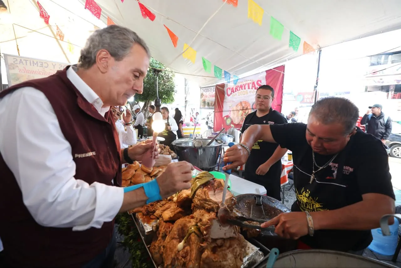 Festival de las Carnitas impulsa la gastronomía y economía de Totimehuacan