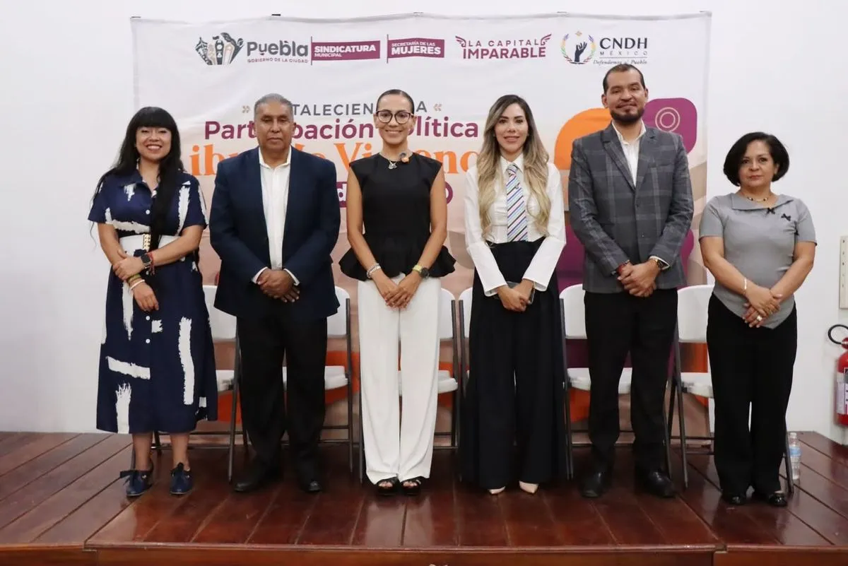 Ayuntamiento de Puebla y CNDH refuerzan acciones contra la violencia política hacia las mujeres