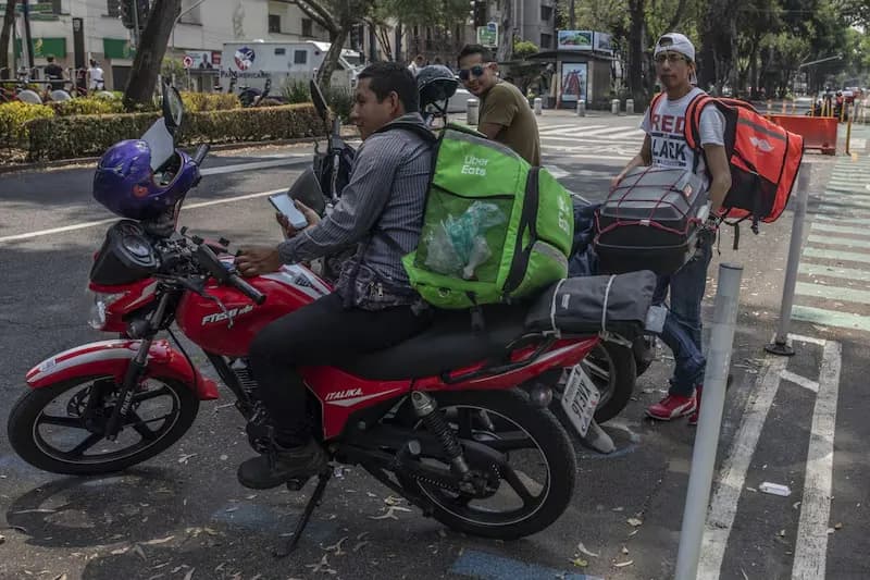 Trabajadores de Uber, DiDi y Rappi elevan las cifras de empleo formal en México