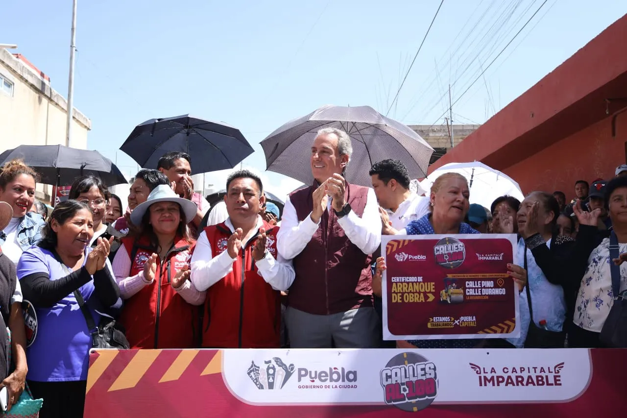 Ayuntamiento de Puebla inicia rehabilitación vial en La Resurrección para beneficiar a más de 15 mil habitantes