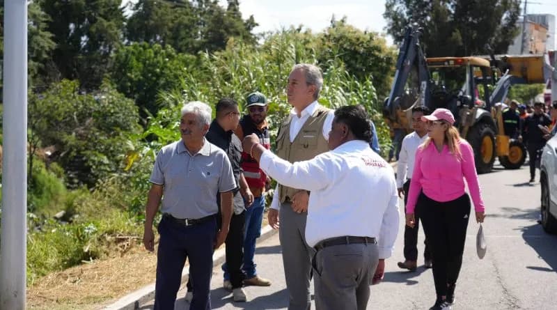 Ayuntamiento de Puebla refuerza infraestructura preventiva con muro de contención en San Sebastián de Aparicio