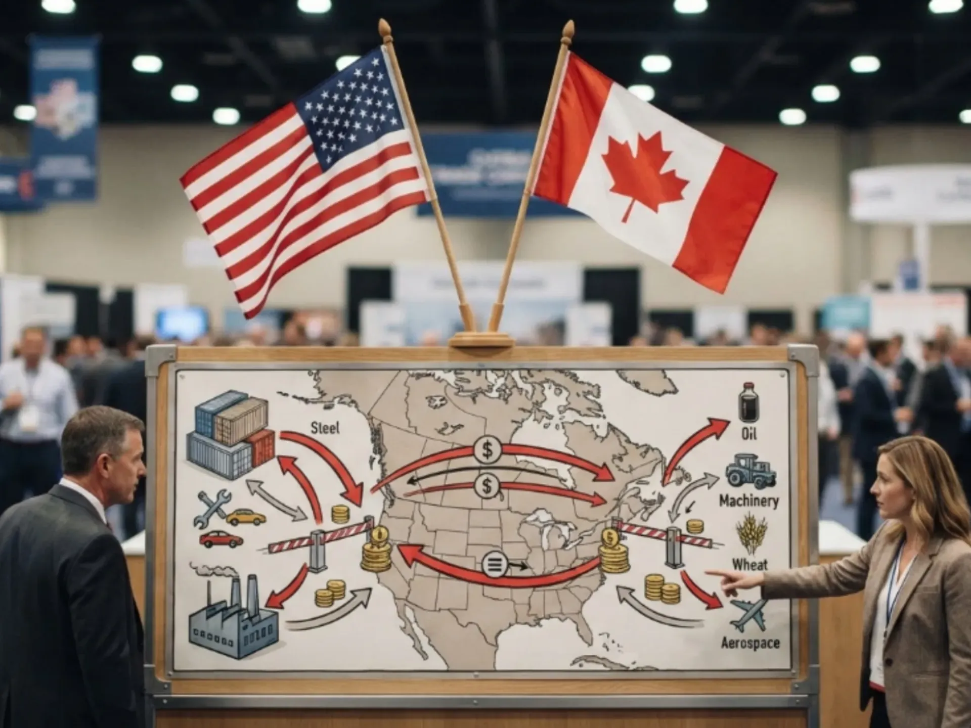 La guerra comercial entre Estados Unidos y Canadá aumenta la presión sobre el T-MEC