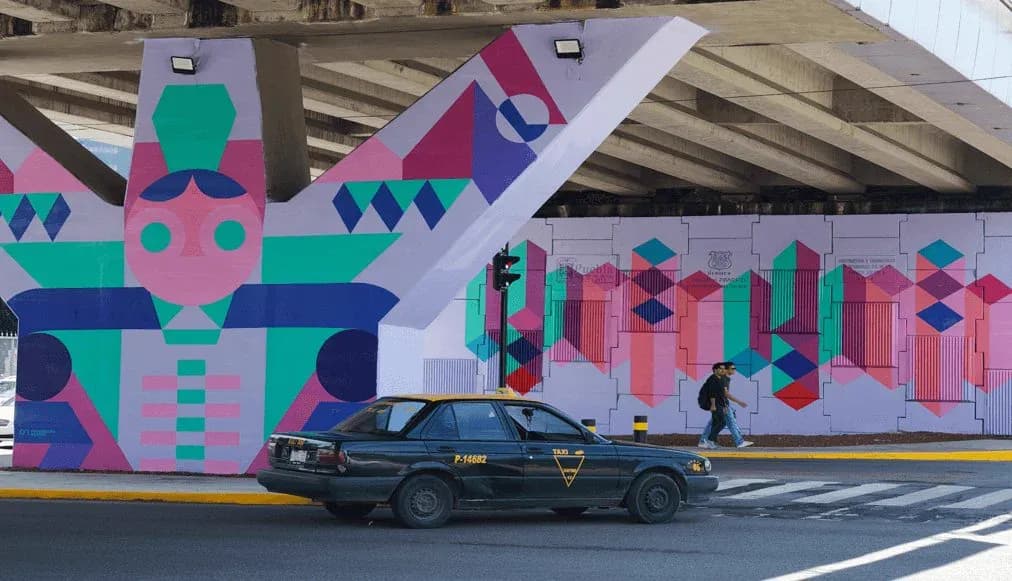 Gobierno de la Ciudad vincula arte urbano y recuperación de espacios con mural de Teddy Kelly en la 14 Sur