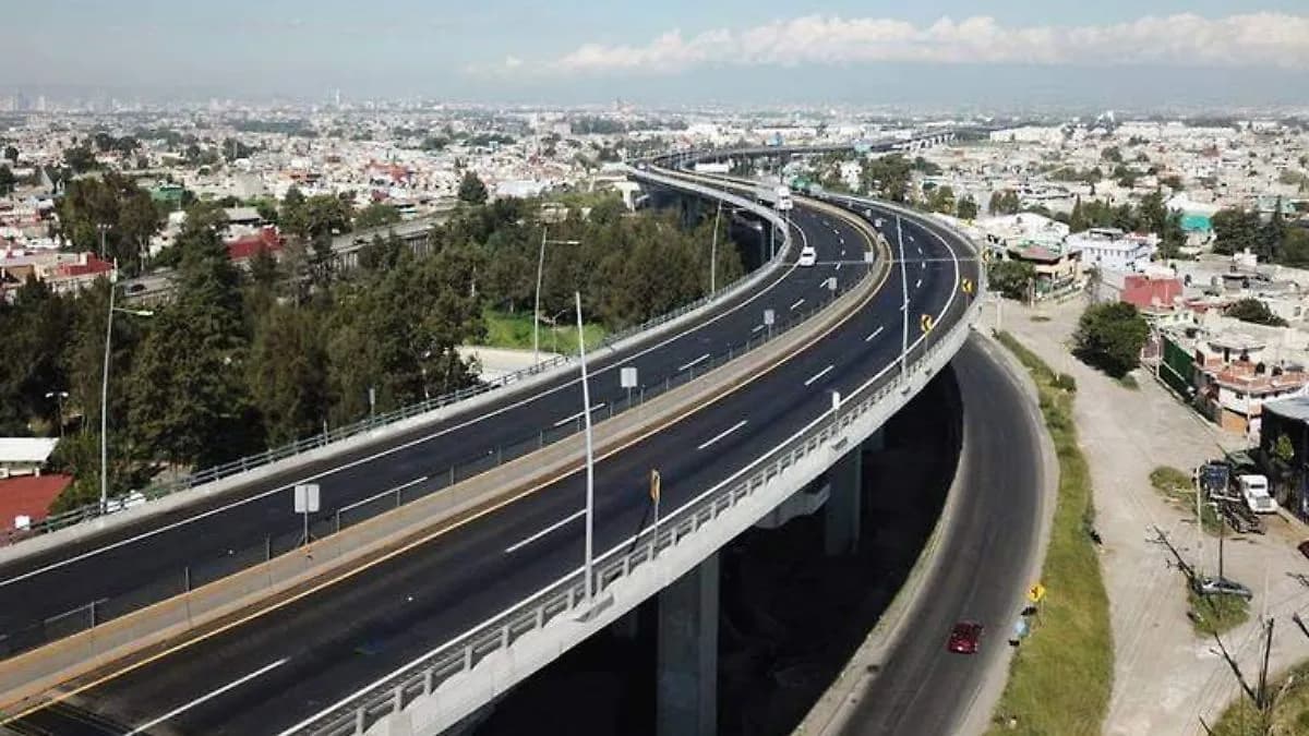 Segundo piso de la México-Puebla tendrá 105 nuevas estructuras metálicas antes de terminar 2026