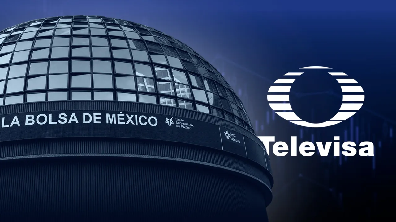 Televisa queda fuera del principal índice de la BMV mientras sus acciones acumulan caída de 25.9%