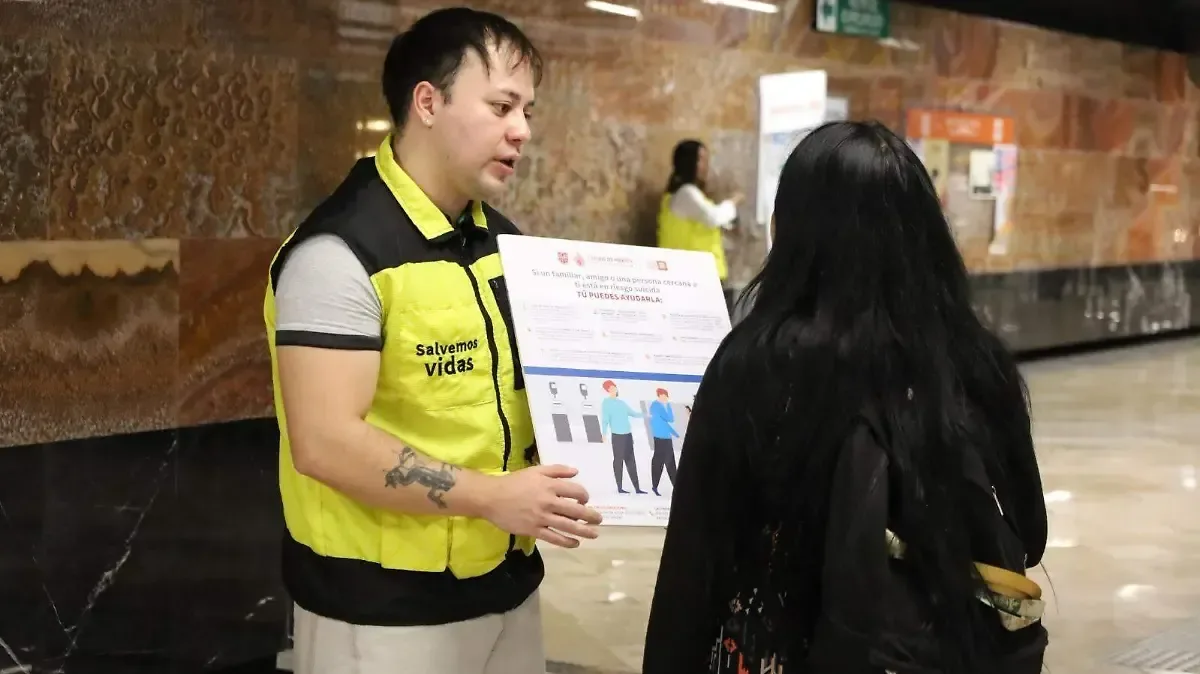 El programa Salvemos Vidas del Metro suma más de 137 mil atenciones de salud mental