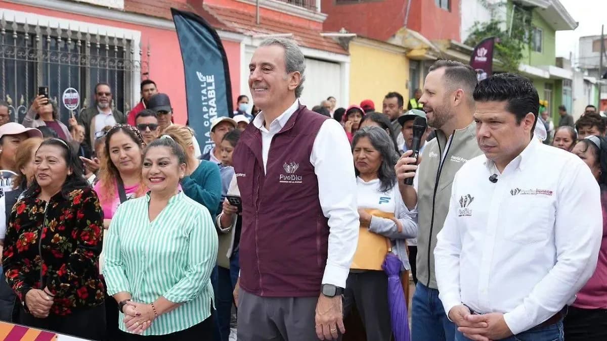 Más de 14 mil habitantes serán beneficiados con pavimentación del Ayuntamiento de Puebla en La Resurrección