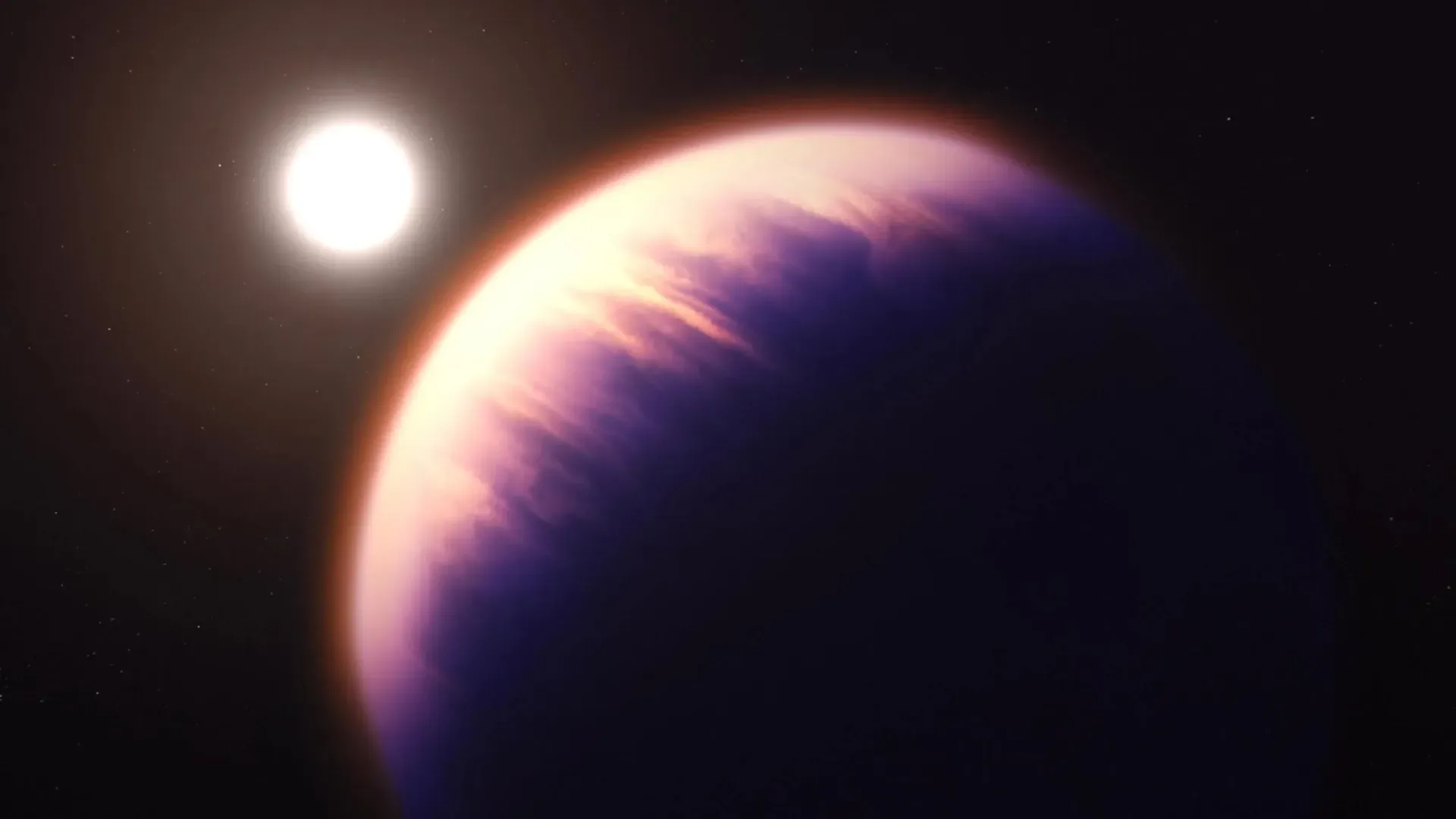 El telescopio James Webb permite mapear la forma de la atmósfera de un exoplaneta