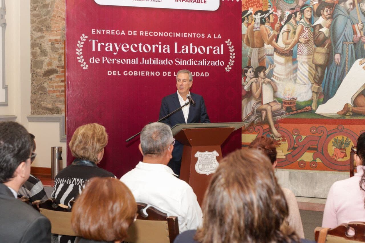 Gobierno de la Ciudad reconoce la trayectoria de personas jubiladas sindicalizadas