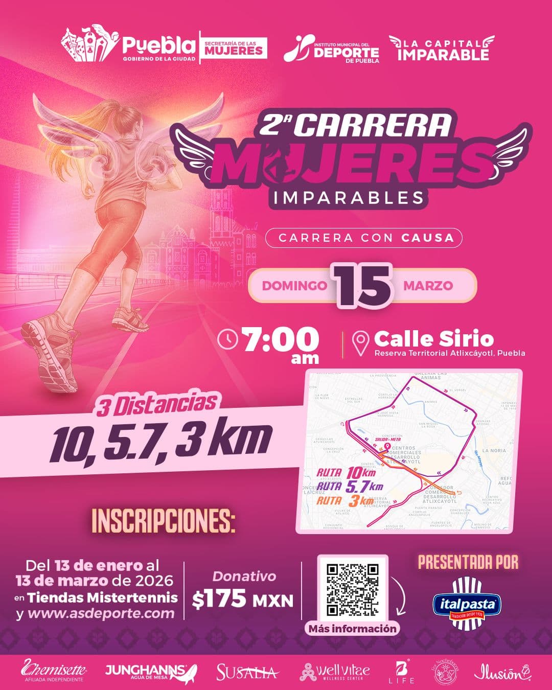 Convoca Gobierno de la Ciudad a la Segunda Carrera “Mujeres Imparables 2026”