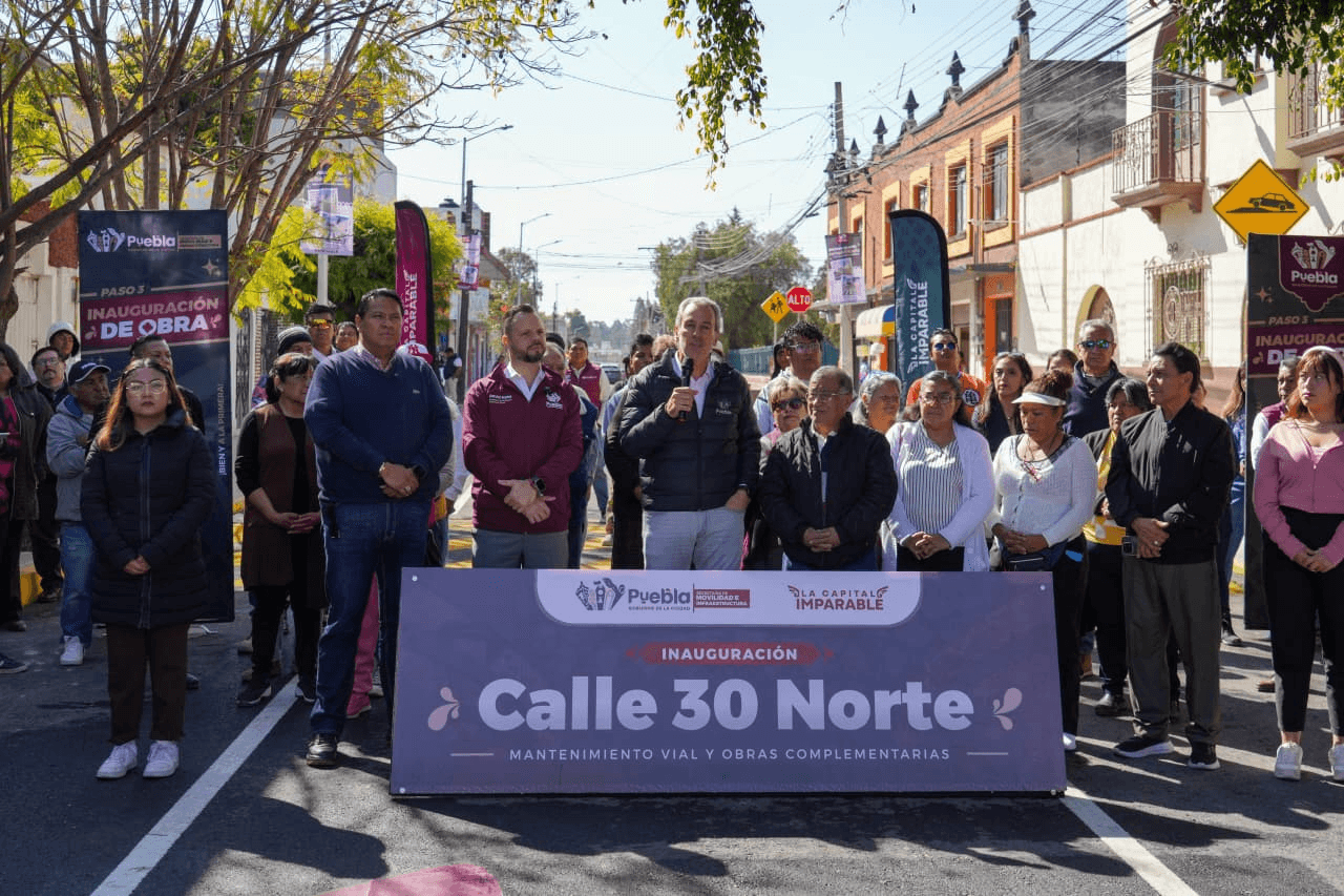 Entrega Pepe Chedraui rehabilitación de la calle 30 Norte en beneficio de más de 17 mil habitantes